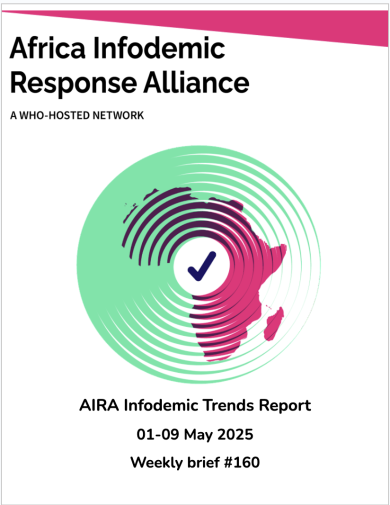AIRA Infodemic Trends Report 01-09 May 2025